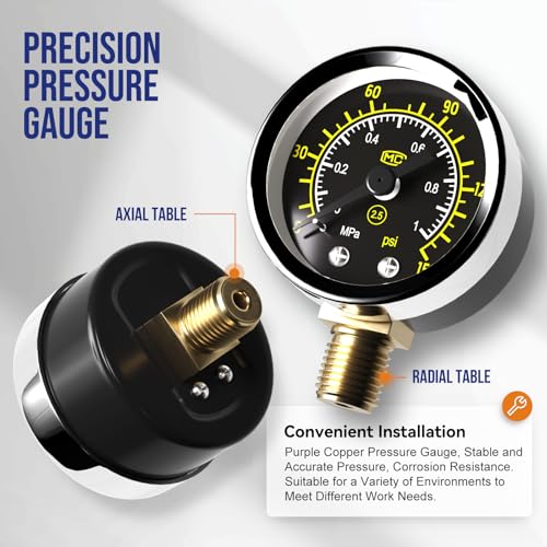 1/4 NPT Airbrush Regulator Air Compressor Moisture Water Trap - color: Radial-semi-auto Drain