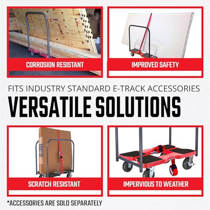 SNAP-LOC, Extension BAR Set for Dolly Heavy Duty Rolling Cart & Appliance Dolly Accessory - style: EXTENSION BAR SET
