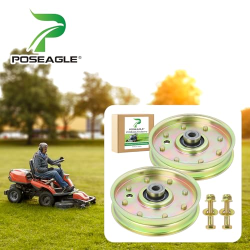 2 Pack 756-1229 Idler Pulley for Cub Cadet 50 Inch RZT 50 Mowers - size: 2x756-1229