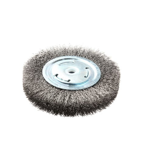 Lincoln Electric KH321 Crimped Wire Wheel Brush, 6000 rpm, 6" Diameter x 1" Face Width, 5/8" x 1/2" Arbor (Pack of 1) - size: 0.014-inches