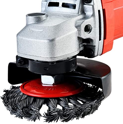 8 Pack 4 Inch Wire Wheels for Angle Grinder, with 5/8" Thread Arbor - style: 8 Pcs 4" Wheel Brush
