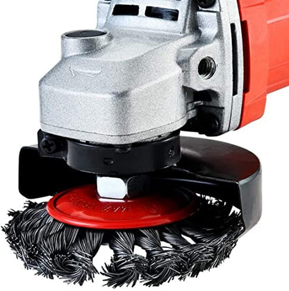 8 Pack 4 Inch Wire Wheels for Angle Grinder, with 5/8" Thread Arbor - style: 8 Pcs 4" Wheel Brush