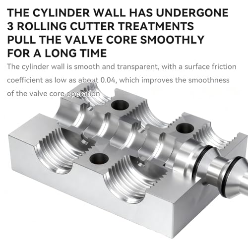 PNEUMATIC 1/2"NPT 5 Way 2 Position Air Hand Lever Operated Valve Pneumatic Solenoid Valve Manual Control Push-Pull 4R410-15 - size: 1/2"NPT