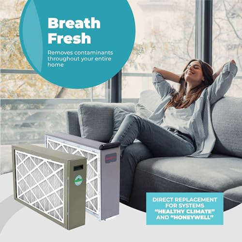 20x25x4 Air Filter Replacement MERV 11, FC100A1037 Pleated HVAC AC Furnace Filters with Wholesalehome Cleaning Cloth, 2-Pack (Actual Size: 19.94 x 24.88 x 4.38 Inches)