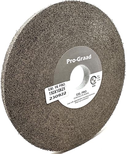 EXL PRO Deburring Wheel 6" x 3/8" x 1", 9S Fine, 94932 - style: 6" x 3/8" x 1"