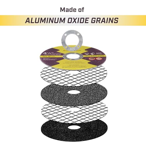 Bates Cutting Wheels - 50 Pack, 4 1/2' x 7/8', Cut Off Wheels for Angle Grinder