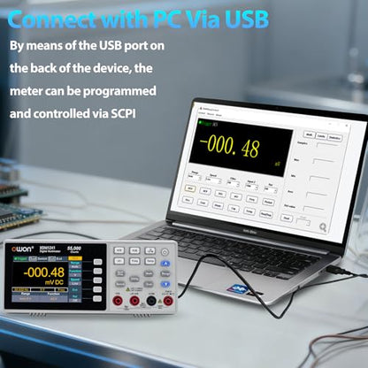 XDM1241 Bench Digital Multimeter, True RMS Desktop Meter - style: XDM1241