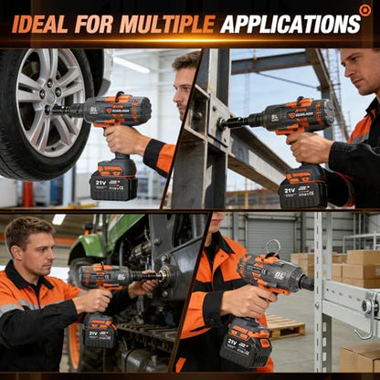 3/4 Cordless Impact Wrench 1475Ft-lbs (2000N.m) High Torque Impact Gun - size: 2000N.m