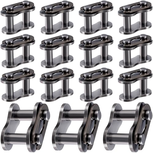 PAGOW 15pcs #428 Chain Master Link Roller, Steel Alloy Heavy Duty Connector for Bike Bicycle Mini Karting Pit ATV Scooter Baja Doodle Bug Motovox Harbor Freight Predator 212cc Go Kart Cart - size: #428 15pcs
