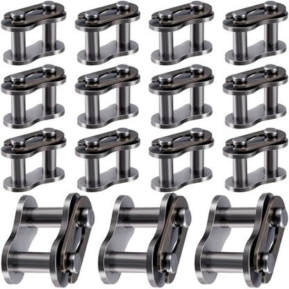 PAGOW 15pcs #428 Chain Master Link Roller, Steel Alloy Heavy Duty Connector for Bike Bicycle Mini Karting Pit ATV Scooter Baja Doodle Bug Motovox Harbor Freight Predator 212cc Go Kart Cart - size: #428 15pcs