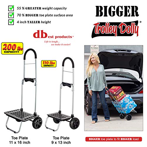 dbest products Bigger Trolley Dolly, Paisley Shopping Grocery Foldable Cart - color: Paisley