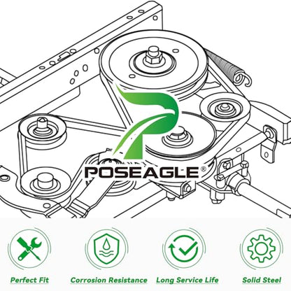 756-3045 Idler Pulley for Cub Cadet GT2544 LT2180 2166 Tractors - size: 1x756-04522
