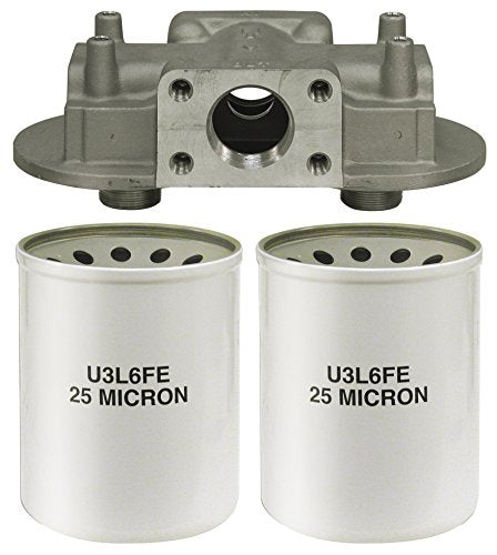 Buyers Products HFA41025 Filter Assembly, 90 GPM Return Line, 1-1/2 Inch NPT/10 Micron/25 PSI Bypass, Truck & Trailer Hydraulic System Accessories