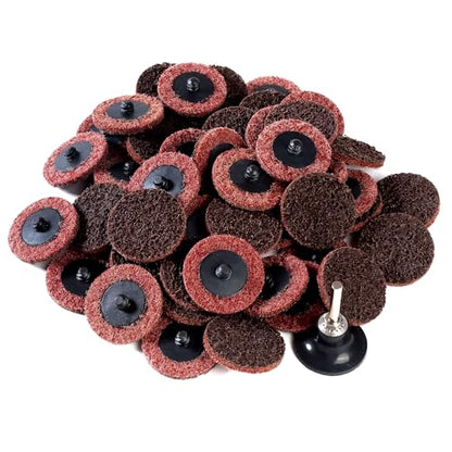 2 Inch Medium Sanding Discs 50 PCS Quick Change Disc with 1/4" Shank - style: 50PCS Medium