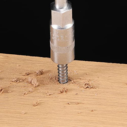 1/4" x 4" Hex Head Lag Screws Bolts 20Pcs 304 Stainless Steel 18-8, Partial Thread, Hexagon Head Wood Screws by SG TZH - size: 1/4-20 x 4"