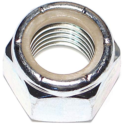 Hard-to-Find Fastener Coarse Threaded Nylon Insert Lock Nuts, Secure & Durable Lock Nuts for Construction, Home Improvement, DIY, 1-8, Pack of 10 - size: 1-8