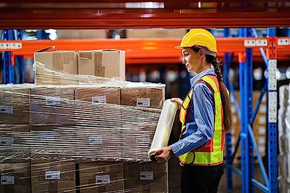 Alliance Stretch Film Hand Bundling - Clear, 18" x 1500ft, 80 Gauge, 4 Pack, Industrial Heavy Duty Shrink Wrap for Packing, Shipping, Pallet, and Moving Supplies - size: 4 PACK, style: 18 in X 1500 FT | 80G