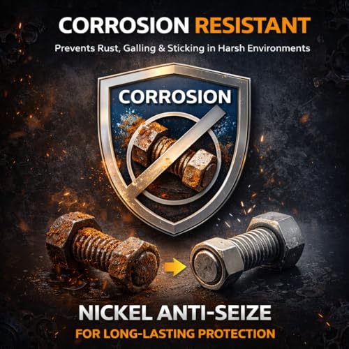 Realth Nickel Anti-Seize Lubricant 1oz 2 Pack High Temp Anti Seize Grease - color: Nickel, size: 60g