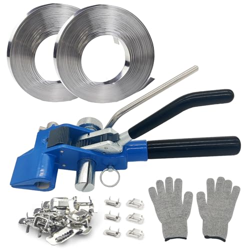 Banding Strapping Kit, 304 Stainless Steel Cable Tie Banding Tools