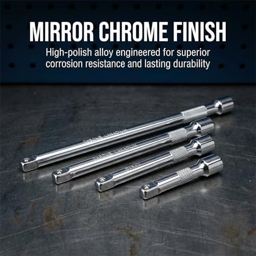 EMSTAR 4PCS 1/4 Inch Drive Socket Extension Set - size: 1/4" Socket Extension Set