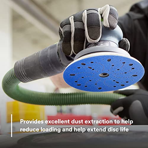 3M Hookit Blue Abrasive Disc, 321U, 36183, 6 in, 600+ Grade, Multi-Hole - size: 6 in diameter, style: Multi-Hole Disc