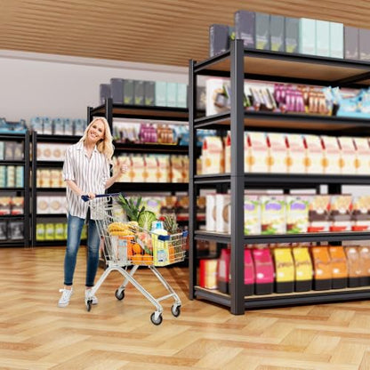 71" H x 35" W Garage Shelving Unit, 2050LBS Heavy Duty Metal Storage Shelves, 5 Tier Adjustable Utility Steel Rack, Freestanding Organizer for Warehouse, Pantry, Basement, Shop Black - size: 35"Wx16"Dx71.2"H