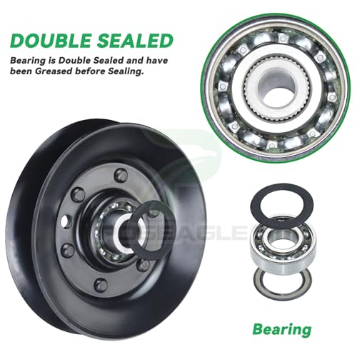 756-04325 Idler Pulley for Craftsman LT2000 Cub Cadet LTX1042 Deck - size: 1x756-04325