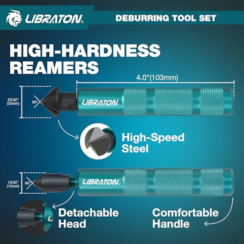LIBRATON Deburring Tool 3d Printing, Countersink Chamfering Reamer Tool