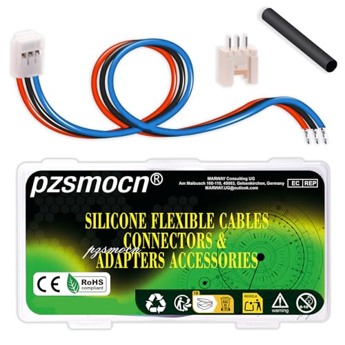 15 Sets/60 Pcs JST HY 2.0mm 3 Pin 22AWG Silicone Connector Kit - size: 3-Pin, style: JST-HY