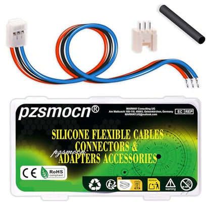 15 Sets/60 Pcs JST HY 2.0mm 3 Pin 22AWG Silicone Connector Kit - size: 3-Pin, style: JST-HY