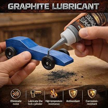 TBTFW Graphite Powder for Locks,Graphite Lubricant,Powdered Graphite-4oz