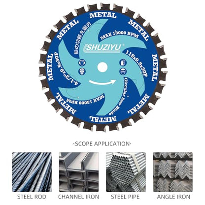 Metal Cutting Mini Circular Saw Blade 4-1/2"(115mm)-30T. - size: 4-1/2"(115mm) 30T
