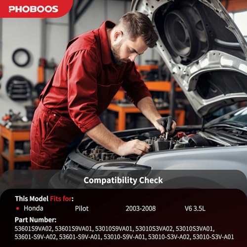 PHOBOOS Hydraulic Power Steering Rack and Pinion Fit for Honda Pilot - size: 26-2719