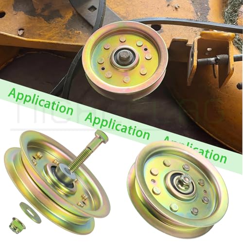 2 Pack 756-04129B Idler Pulley for Cub Cadet 42" 50" RZT 50 Deck - color: A02 2x756-04129B Yellow