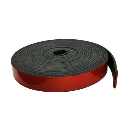 Black Adhesive Solid Rubber Strips Self Stick Neoprene Rubber Rolls Sheets - size: 1/8"Thick*1"W*240"L
