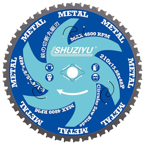Metal Cutting Circular Saw Blade 8-1/4"(210mm)-48T - size: 8-1/4" 48T