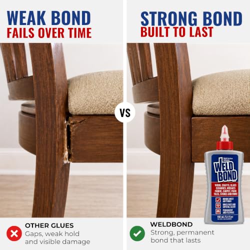 Weldbond Multi-Surface Glue Non Toxic for Mosaic Wood Craft 5.4oz (2 Pack) - size: 2 pack