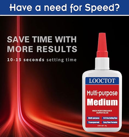 60g Medium CA Glue Premium Glue for Wood,Metal,Model Kit,Home Repair,DIY - style: CA-medium