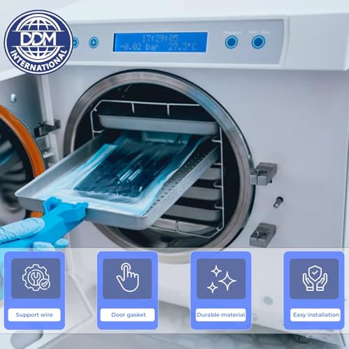 Midmark Compatible Door & Dam Gasket Kit - 12.750" OD for M11 & M11D Ultraclave Models (2001-2022) - Medical-Grade Silicone Rubber Easy Sterilizer Maintenance