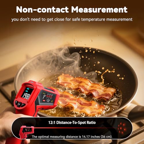 Wintact Infrared Thermometer, Surface Temperature Gun -58℉ to 1112℉