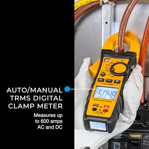 Ideal 61-757 - 600A AC/DC TRMS TightSight Clamp Meter