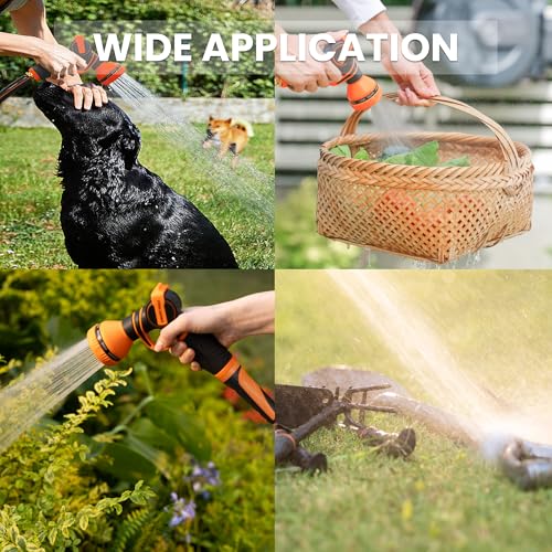 Giraffe Tools Garden Hose 6ft x 5/8'', Short Water Hose Heavy Duty, Lightweight, Flexible Hybrid Hose, Male to Female Fittings - size: 6FT Male Female