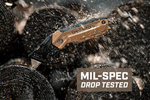 Spec Ops Tools Utility Knife for Cutting Drywall, Roofing & Jobsite Materials, Includes 10 Blades in Handle Storage, Fixed Blade, Folding, 2 Pack - color: Fixed Blade, Folding, 2 Pack