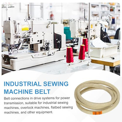 uxcell 4Pcs M37 Industrial Sewing Machine Belt 37.5" Outer Girth Rubber - size: M37