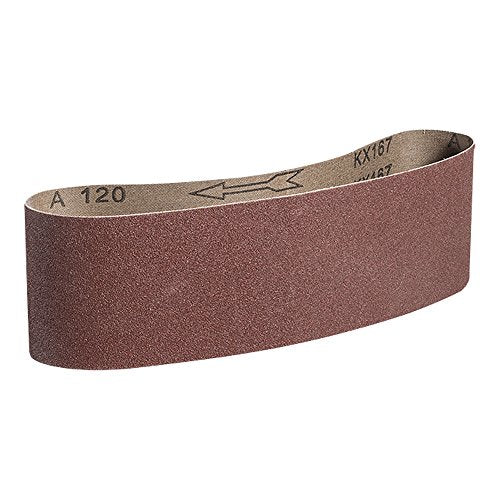 Mercer Industries 110120-4" x 24" Aluminum Oxide Sanding Belts, 120 Grit (10 Pack) - size: 4 x 24, style: 120 Grit