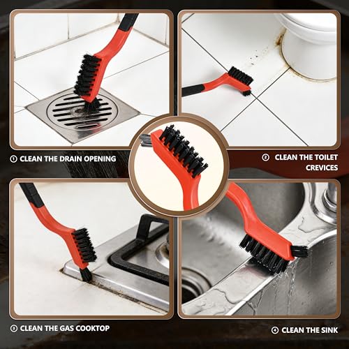 6 Pieces Nylon Brushes Set, Nylon Bristles - color: Nylon