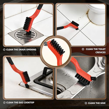 6 Pieces Nylon Brushes Set, Nylon Bristles - color: Nylon