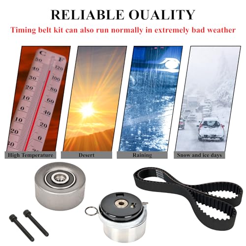 PANNUOSCS Timing Belt Kit with Tensioner 24422964 Fit for Sonic Cruze 1.6L