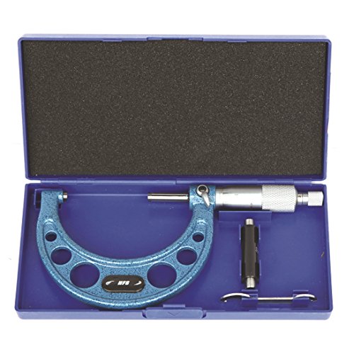 HFS(R) 2-3" Outside Micrometer with 0.0001" Accuracy, Carbide Anvil and Laser-Etched Scale - size: 2-3"x0.0001", style: Classic Ratchet
