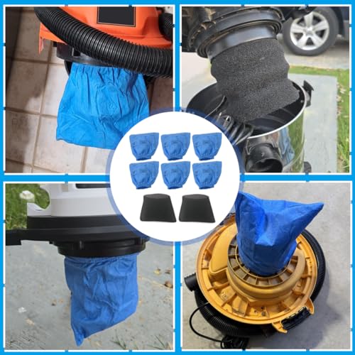 VRC51 Filter Replacement Kit for Vacmaster 4 gallon vac VQ407S, VF408 - Includes Cloth and Foam Filter